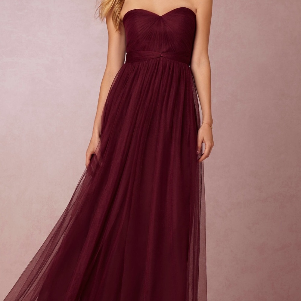 Jenny Yoo Evening Gown- Black Cherry